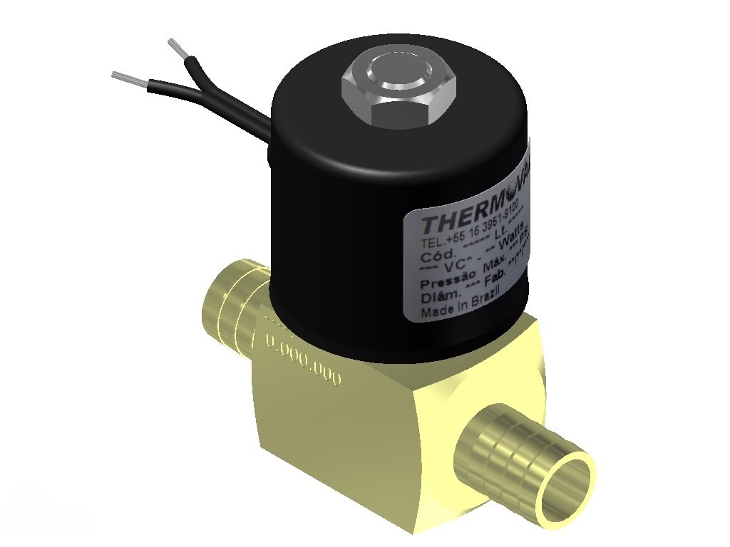 Válvula Solenoide espigão 13mm Thermoval