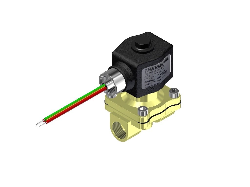 Válvula Solenoide NF 3 4 BSP Linha Combústivel GILBARCO Thermoval